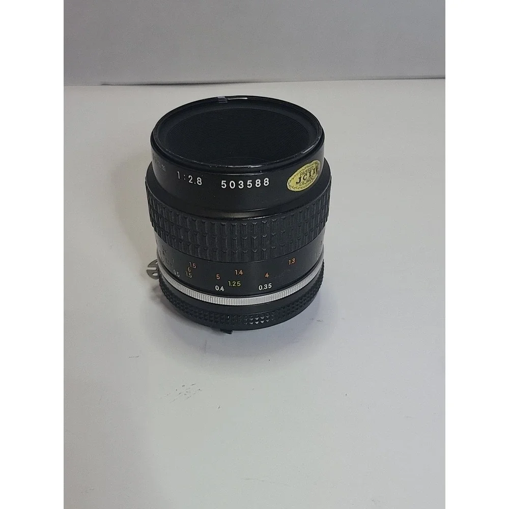 NIKON MICRO-NIKKOR 55mm f/2.8 MF Lens AIS/AI-S Mount fits FILM DIGITAL EXCELLENT